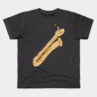 Baritone Saxophone Jazz Sax Kids T-Shirt